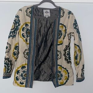 YATRA embroidered jacket with silk lining